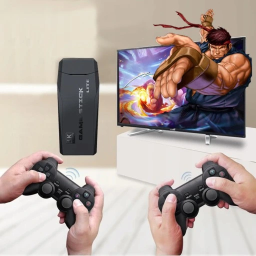 KONSOLA HDMI GAME BOX EMULATOR TV + 2 KONTROLERY POD TELEWIZOR DLA DZIECI