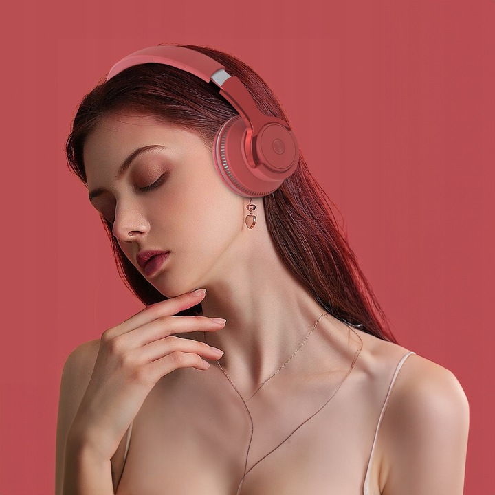 SŁUCHAWKI BEZPRZEWODOWE H2 BLUETOOTH MP3 NAUSZNE MIKROFON RGB DLA