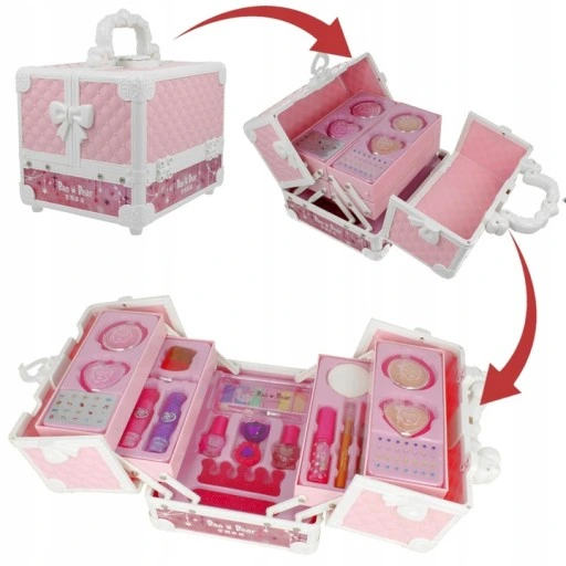 MAKEUP MAKIJAŻ DLA DZIEWCZYNKI KUFEREK KOSMETYKI