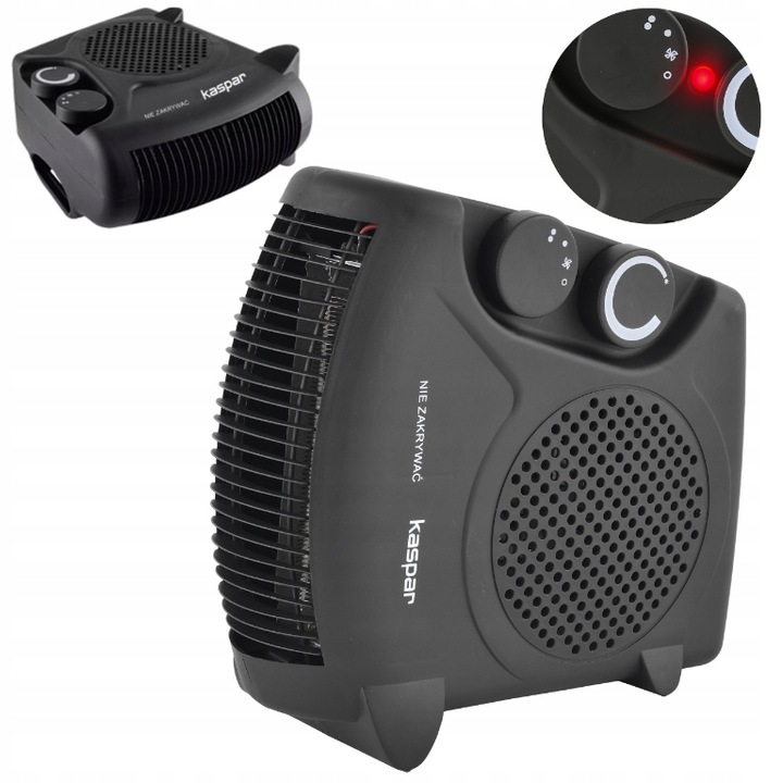 TERMOWENTYLATOR FARELKA GRZEJNIK ELEKTRYCZNY 2000W 3 POZIOMY Z