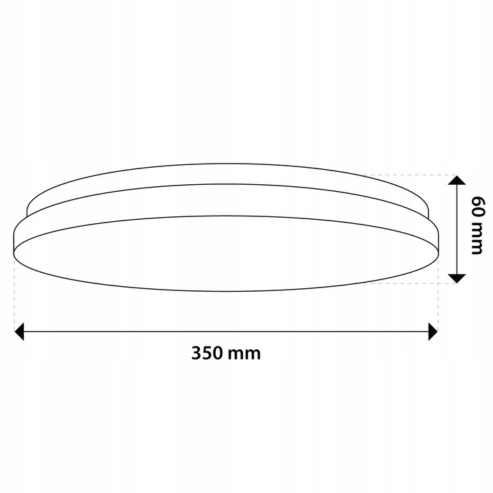 LAMPA DO ŁAZIENKI PLAFON ŁAZIENKOWY LED 24W IP44 PANEL SUFITOWY