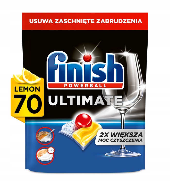 Finish Quantum Ultimate kapsułki do zmywarki 70szt + Gratis