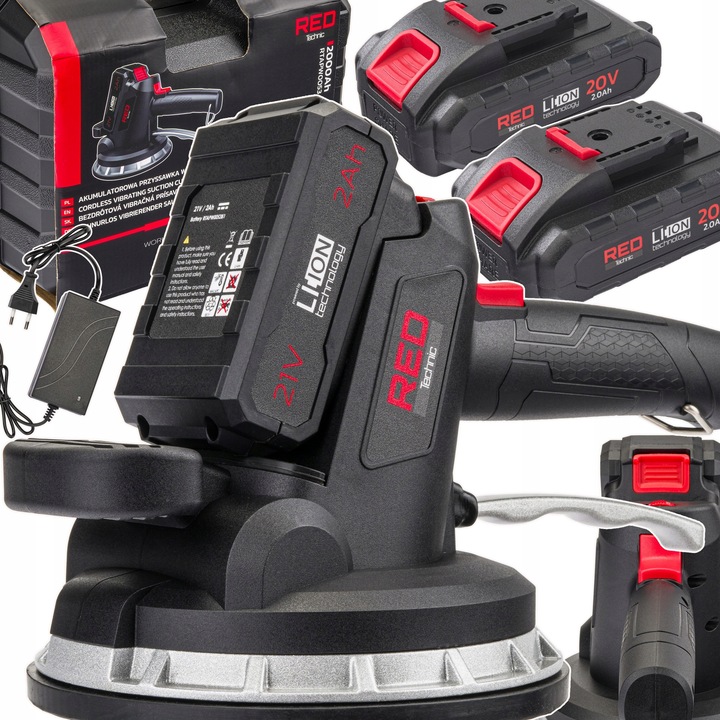 PRZYSSAWKA WIBRUJĄCA DO UKŁADANIA PŁYTEK WIBRATOR DO POZIOMOWANIA