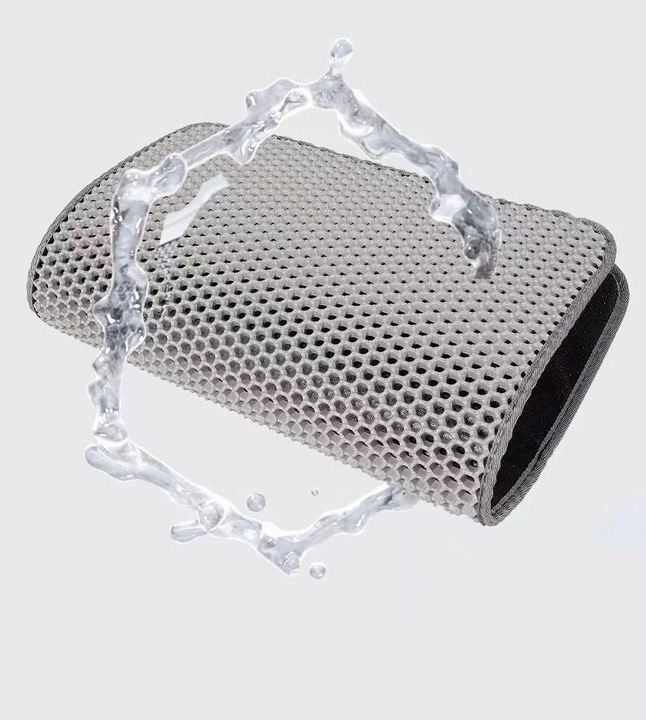 Mata wycieraczka pod kuwetę 60x45 szara Praktyczne rozwiązanie na żwirek!