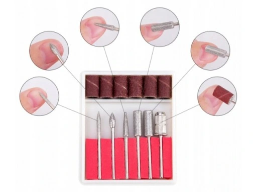 FREZARKA DO MANICURE MOCNA 80W + FREZ CERAMICZNY