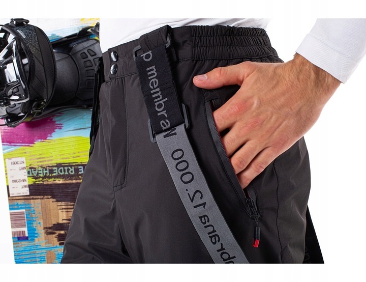Spodnie NARCIARSKIE męskie WINTER CAMP NA STOK NA NARTY MEMBRANA 12000