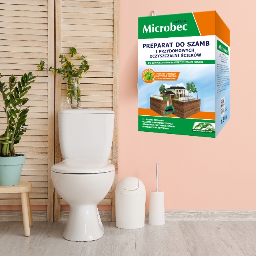 MICROBEC ULTRA PREPARAT BAKTERIE DO SZAMBA OCZYSZCZALNI EUKALIPTUS 1,2
