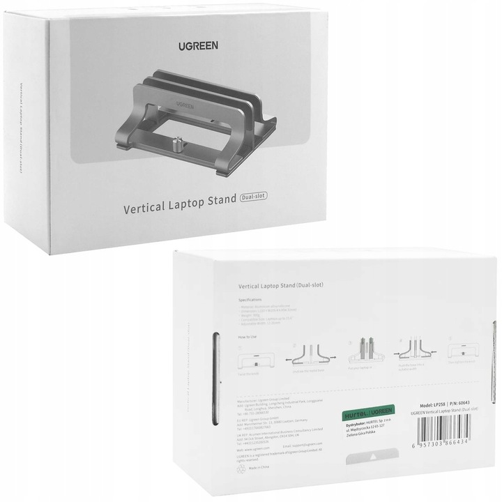 Aluminiowy Uchwyt Podstawka do Laptopa Macbooka Macbook Pro/Air M2/M3/M4