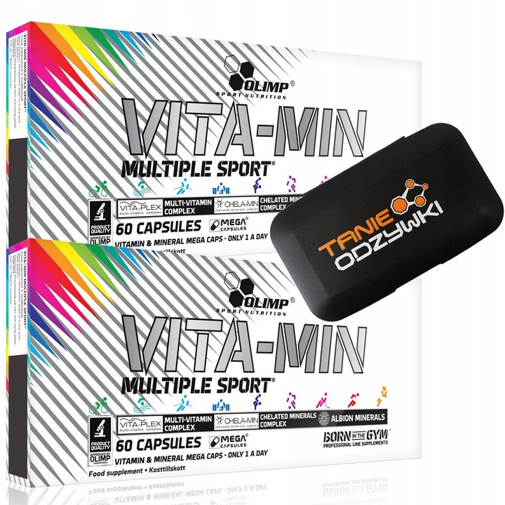 OLIMP VITA-MIN MULTIPLE SPORT 120caps WITAMINY I MINERAŁY DUŻA DAWKA