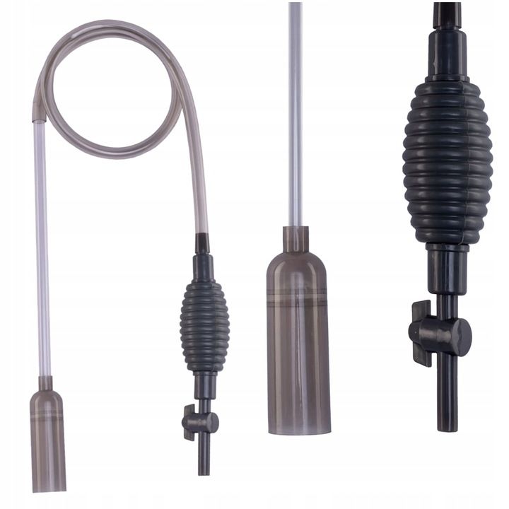 Odmulacz do akwarium odkurzacz z pompką i zaworem do dna akwarium 170cm