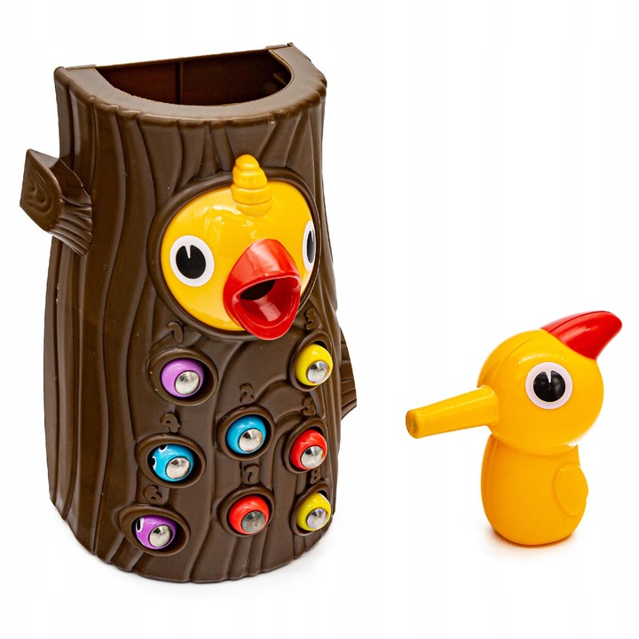 Gra Zręcznościowa Magnetyczna Dzięcioł Robaczki