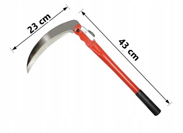 SIERP SKŁADANY GŁADKI KOSA DO PODCINANIA TRAWY