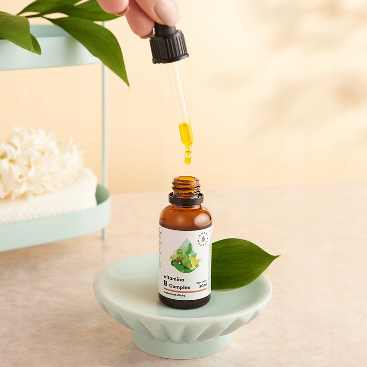 Aura Herbals Witamina B COMPLEX B1 B2 B3 B6 B12 BIOTYNA
