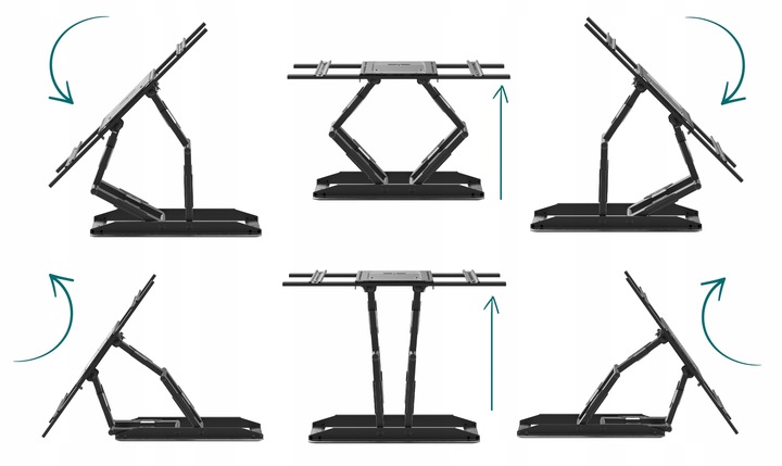 Ultra Mocny Uchwyt do Telewizora Wieszak TV 32-100 cale TEST 80 kg