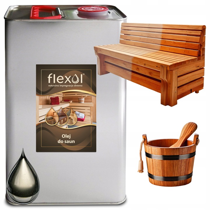 OLEJ DO SAUN DO KONSERWACJI ZABEZPIECZENIA DREWNA SAUNA OIL 5L