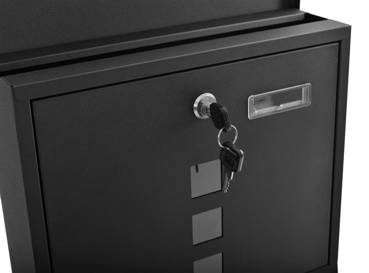 SKRZYNKA NA LISTY GAZETY POCZTĘ OGORDZENIE DO DOMU POCZTOWA CZARNA