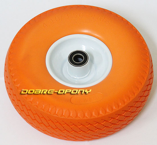 KOŁO wózka 4.10 3.50-4 350-4 350x4 PEŁNE PU fi 16