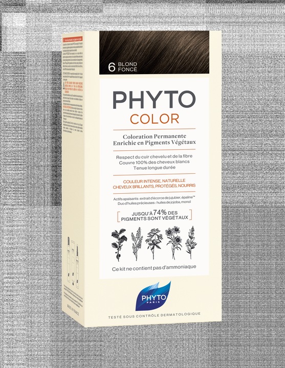 PHYTO COLOR FARBA DO WŁOSÓW ciemny blond 6 50 ml