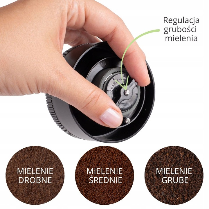 MŁYNEK ELEKTRYCZNY BEZPRZEWODOWY DO MIELENIA KAWY ŻARNOWY na USB