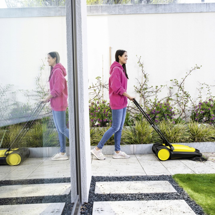 KARCHER S4 TWIN ZAMIATARKA RĘCZNA DO LIŚCI KOSTKI