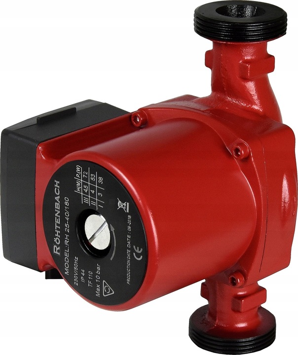 POMPA CYRKULACYJNA OBIEGOWA RÖHTENBACH RH 25-40/180 3 BIEGOWA MOCNA WYDAJNA