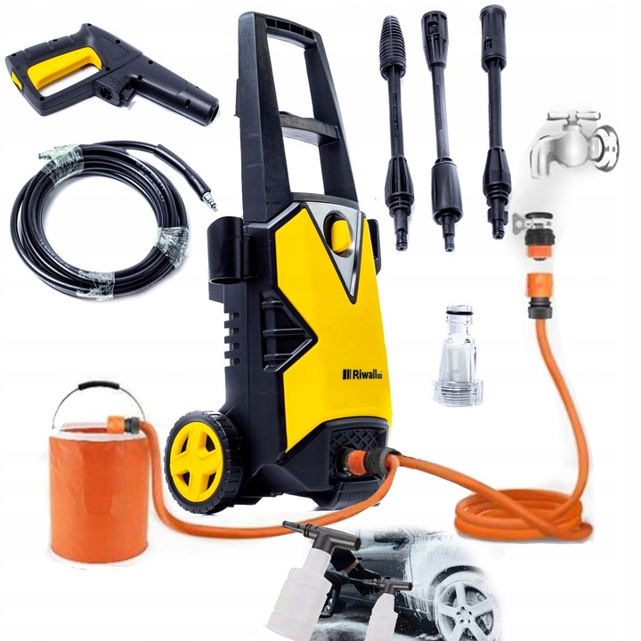 SAMOSSĄCA MYJKA CIŚNIENIOWA RIWALL REPW 120 L5 230 barEw alu