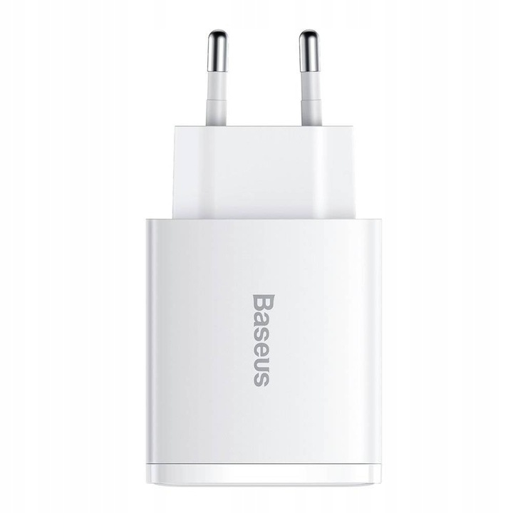 Baseus ładowarka sieciowa 2x USB / Typ C 30W 3A