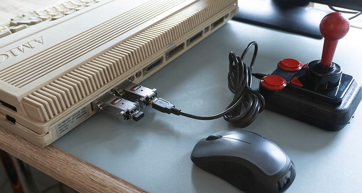 Adapter mysz joystick pad do komputera ATARI ST AMIGA C64 TOM RevX