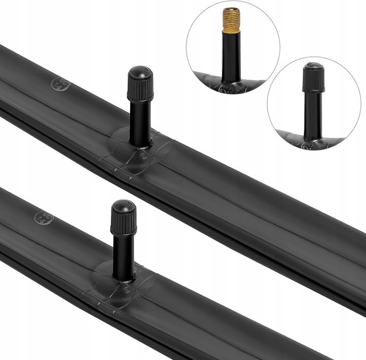 KOMPLET 2 X Dętka 28 x 1.75-2.125 AUTO AV35 ROWEROWA OPONA ZESTAW DĘTEK