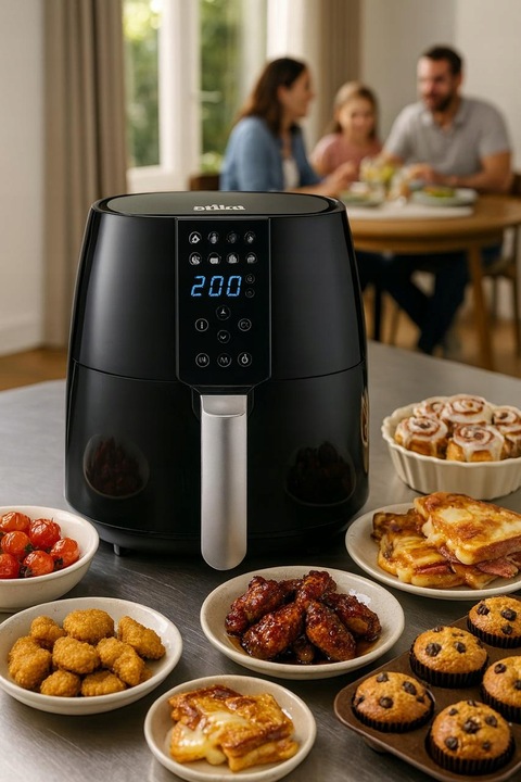 FRYTKOWNICA BEZTŁUSZCZOWA AIR FRYER FRYTOWNICA DUŻA 4L MISA