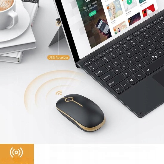 Myszka Mysz Bezprzewodowa Komputerowa 2.4GHz 1600dpi