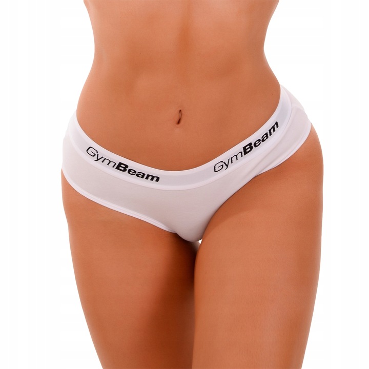 MAJTKI SPORTOWE FIGI DAMSKIE BIAŁE 3PAK GymBeam L