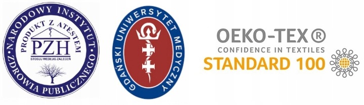 Materac MEDI 90x200 DOUBLE HARD 2xkokos, pocket H5 - TWARDY