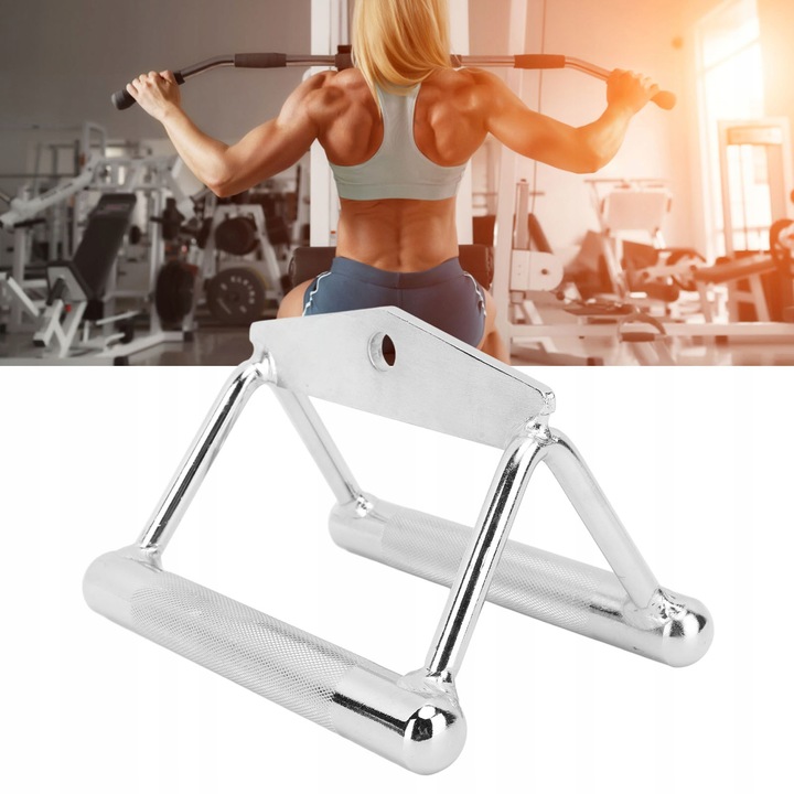 Mocowanie kabla z podwójnym uchwytem D do treningu siłowego Akcesoria do