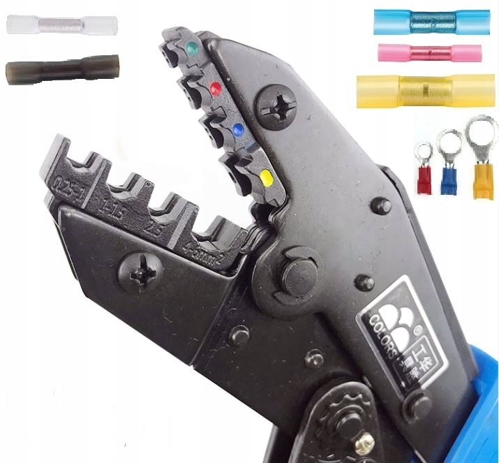 ZACISKARKA PRASKA DO KONEKTORÓW KOŃCÓWEK TULEJEK