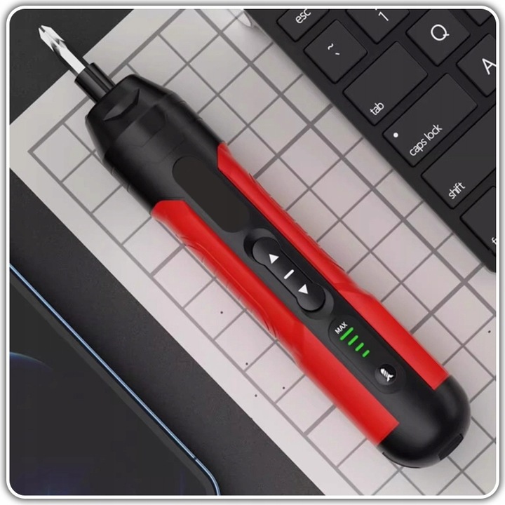 WKRĘTAK ELEKTRYCZNY ŚRUBOKRĘT AKUMULATOROWY WKRĘTARKA RĘCZNA 24 BIT