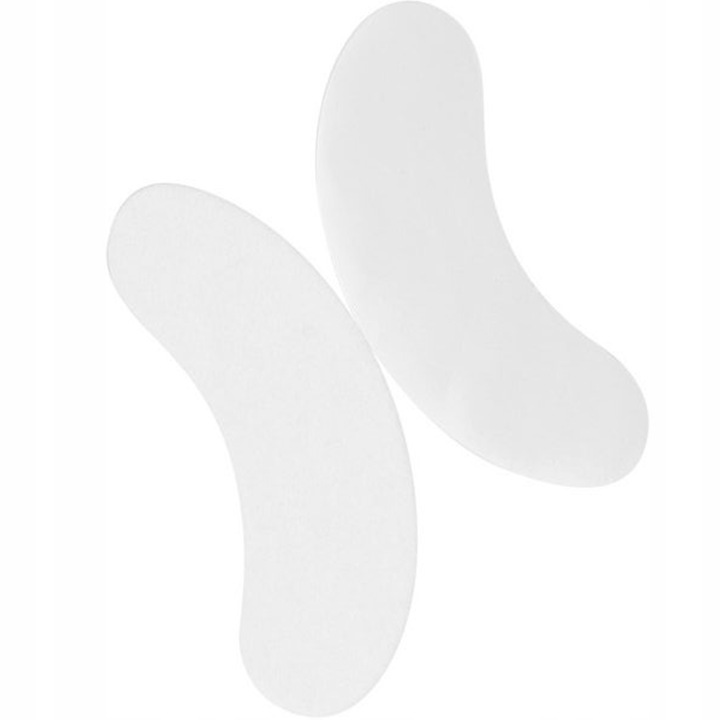 100szt Płatki pod oczy do przedłużania rzęs żelowe czarne