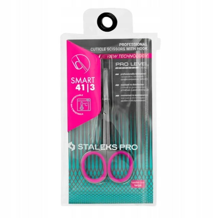 Precyzyjne Nożyczki Do Skórek Paznokci Zagięte STALEKS Smart SS-41/3