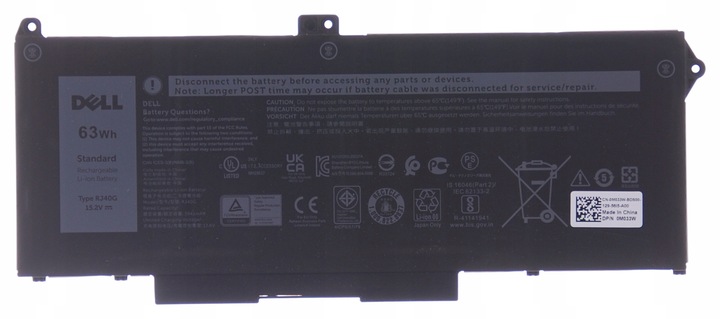 Bateria DELL Latitude 5520, Latitude 5420, Precision 3560 MODEL: RJ40G