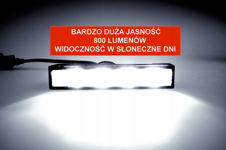 ŚWIATŁA do jazdy dziennej LED dzienne drl NSSC 540 PRO 12V 24V +GR