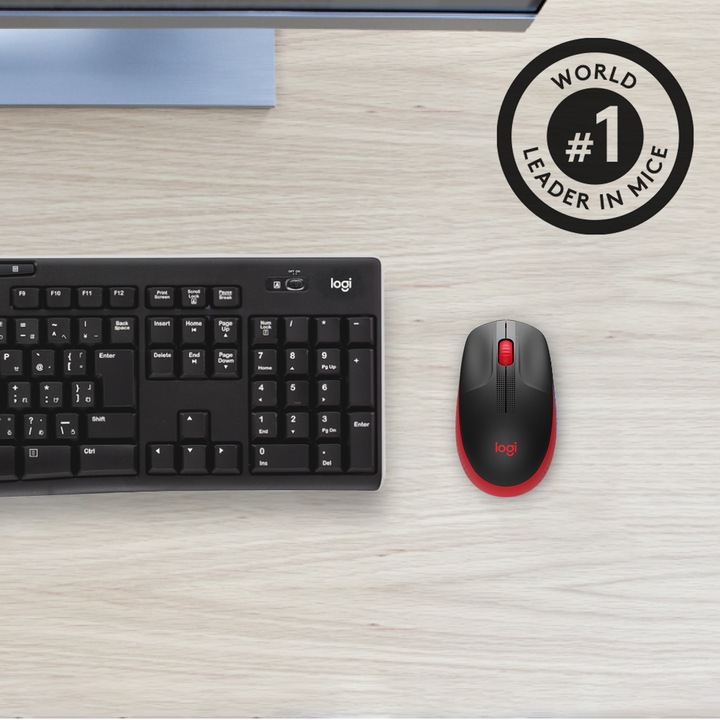 MYSZ BEZPRZEWODOWA LOGITECH M190 RED