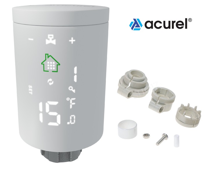 Głowica Termostatyczna Grzejnika Termostat Sterownik SMART Zigbee 3.0 Tuya