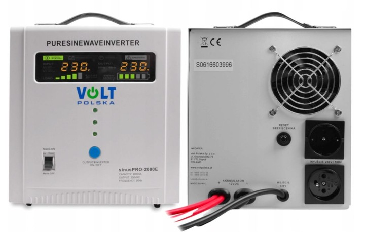 Zasilacz UPS Volt 12V 2000E 2000 VA 1250 W 3SP092012E