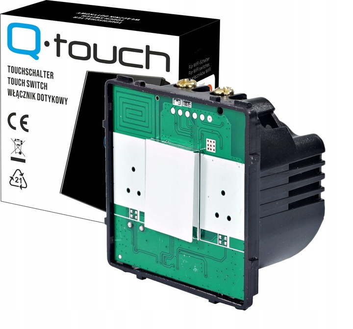 MODUŁ WŁĄCZNIK DOTYKOWY POJEDYNCZY KABLOWY WKŁAD PANEL