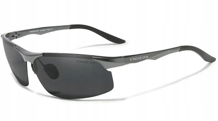 OKULARY PRZECIWSŁONECZNE MĘSKIE KINGSEVEN POLARYZACJA UV400 ZESTAW + ETUI
