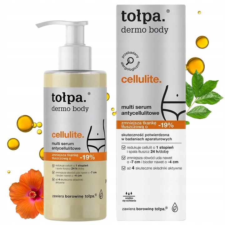 Multi Serum Ujędrniające Antycellulitowe Spalacz Tłuszczu 250ml Praktyczne