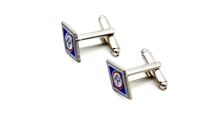 Spinki do mankietów i krawata RUCH DROGOWY POLICJA