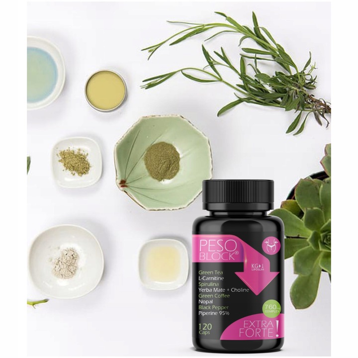 Tabletki na Odchudzanie Nadmiar Wody Spalacz Tluszczu Cellulit PESO BLOCK