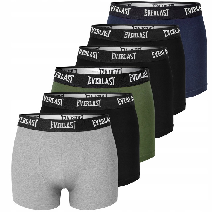 Everlast Bokserki Męskie Bawełniane BM404 6 sztuk Rozmiar L