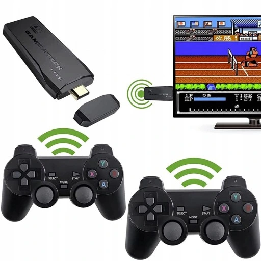 KONSOLA RETRO TV GRA TELEWIZYJNA EMULATOR BEZPRZEWODOWE PADY